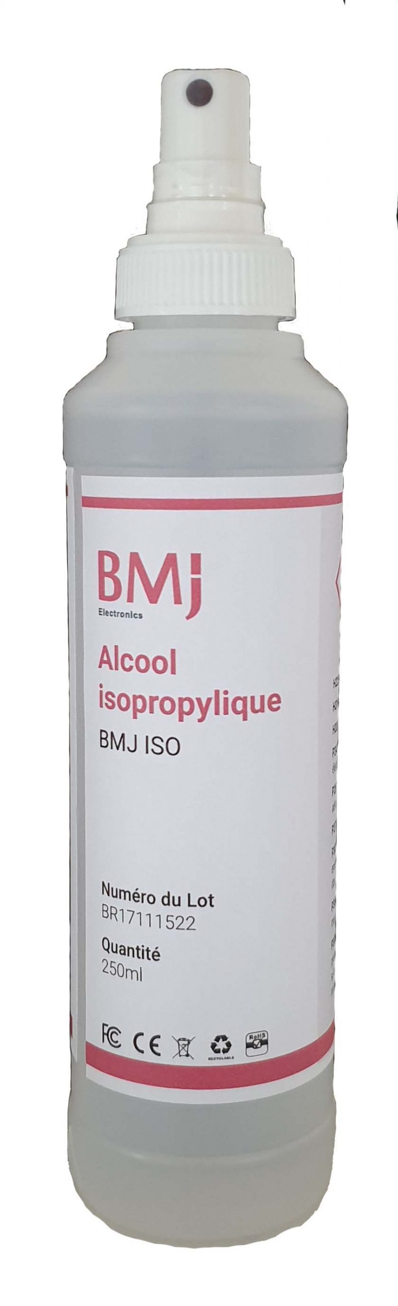 Alcool isopropylique 70% 250 ml - Flacon vaporisateur, Hoefer Shop